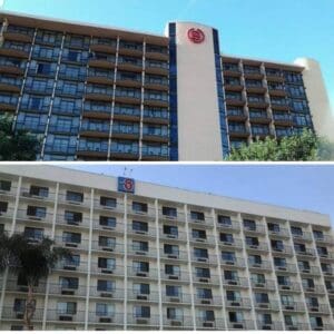 Large Commercial Hotel Repaint Motel 6