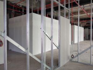 Metal Stud Framing In-progress Photo