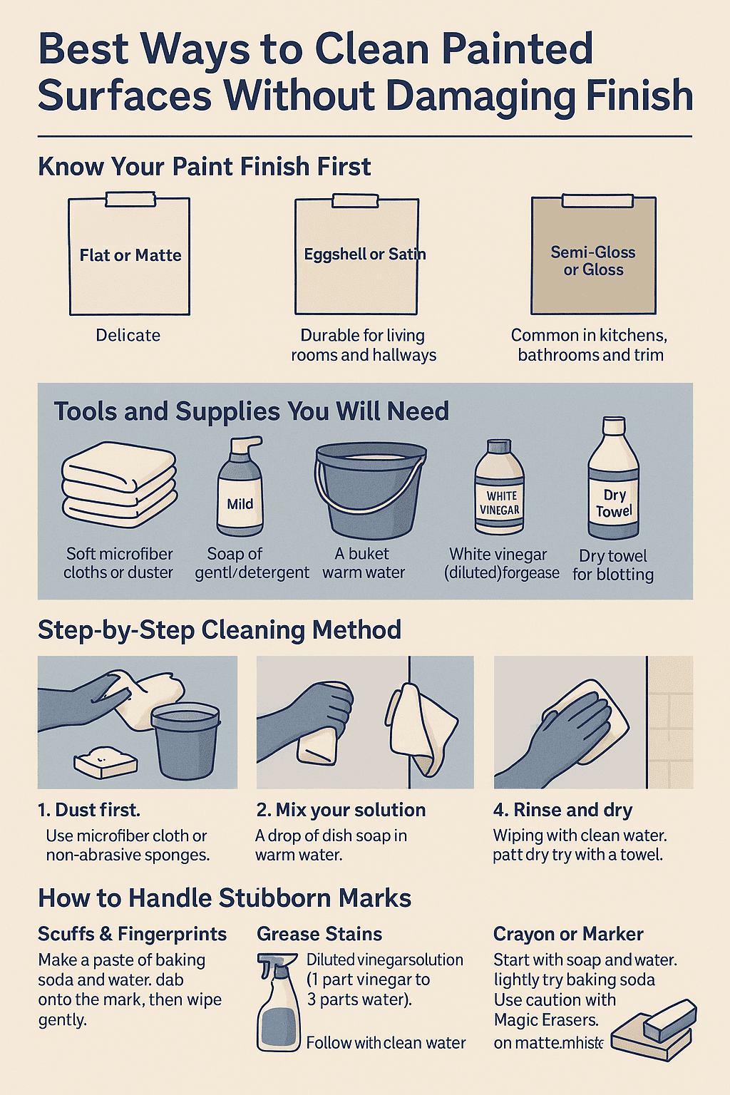 infographic painted surfaces